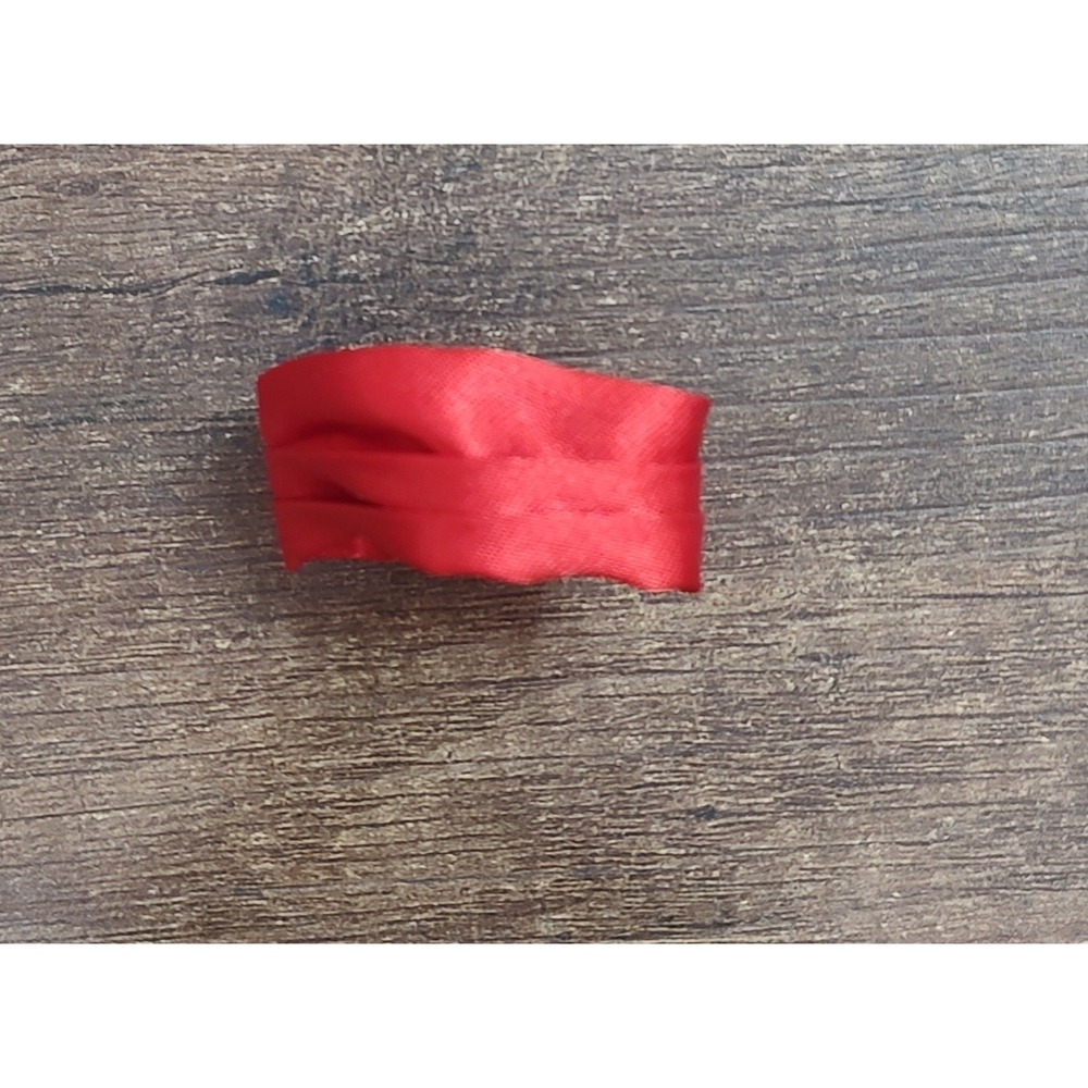 BARBIE KEN Doll RED SATIN CUMMERBUND Tuxeso Accessory Z34